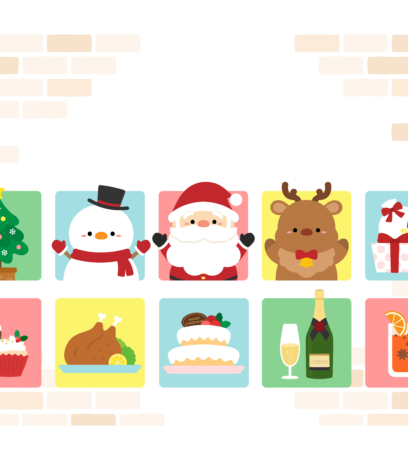 サンタたちの画像